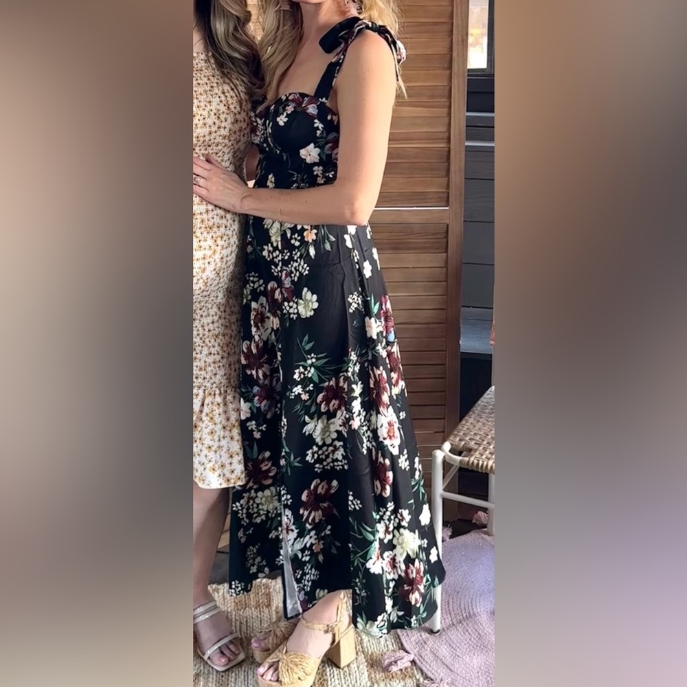 Floral midi dress